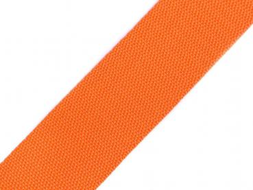 Gurtband Uni 40 mm breit Orange
